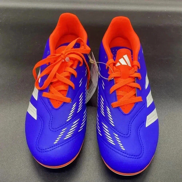 Adidas Predator Club FxG J IF6426 NEW Mens 6 blue orange - Picture 4 of 12